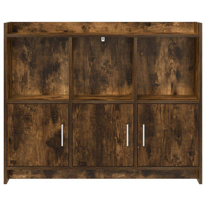 vidaXL Sideboard Smoked Oak 98.5 x 33 x 80 cm Engineered Wood