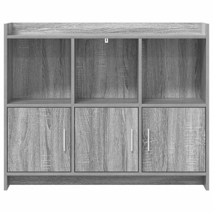 vidaXL Sideboard Grey Sonoma 98.5 x 33 x 80 cm Engineered Wood