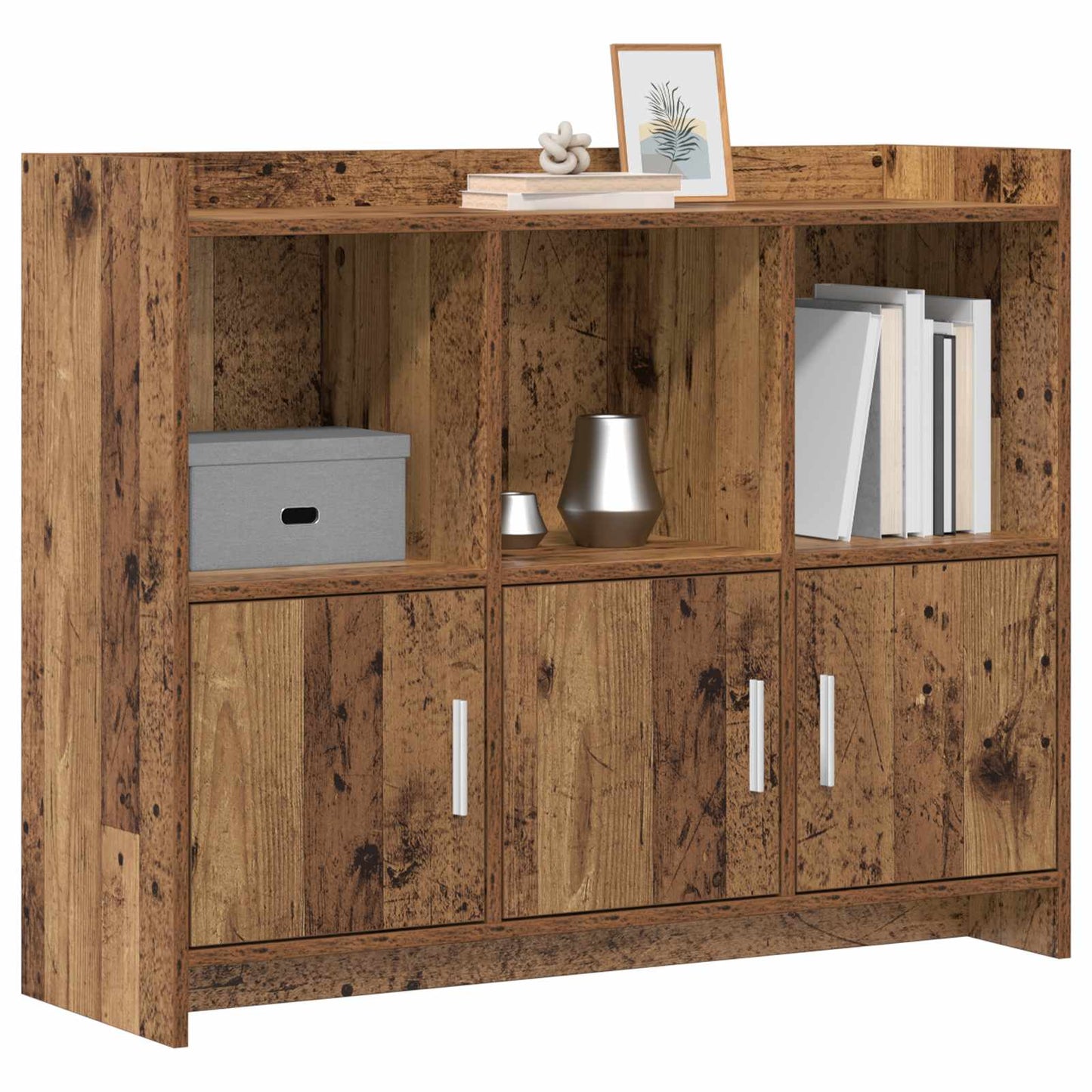 vidaXL Sideboard Old Wood 98.5 x 33 x 80 cm Engineered Wood