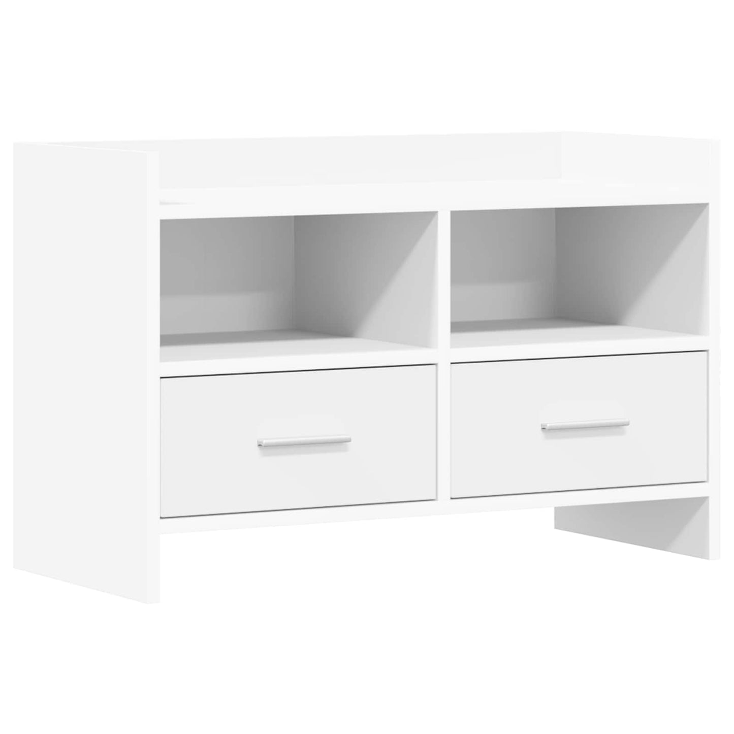 vidaXL TV Cabinet 71.5 x 33 x 47 cm White Engineered Wood