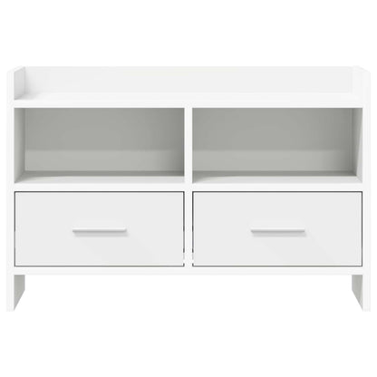 vidaXL TV Cabinet 71.5 x 33 x 47 cm White Engineered Wood