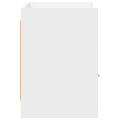 vidaXL TV Cabinet 71.5 x 33 x 47 cm White Engineered Wood