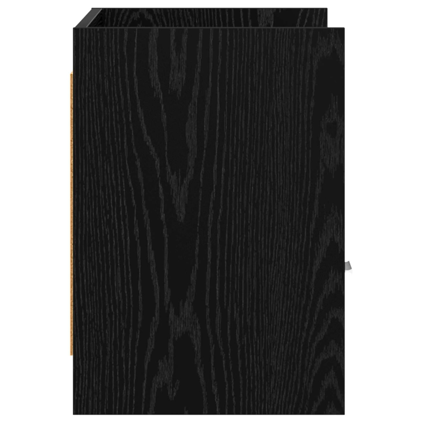 vidaXL TV Cabinet 71.5 x 33 x 47 cm Black Oak Engineered Wood