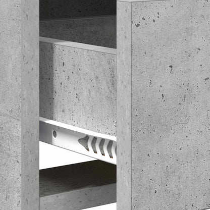 vidaXL TV Cabinet 71.5 x 33 x 47 cm Concrete Grey Engineered Wood