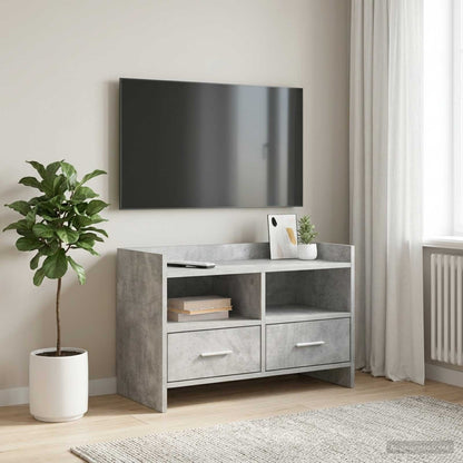 vidaXL TV Cabinet 71.5 x 33 x 47 cm Concrete Grey Engineered Wood