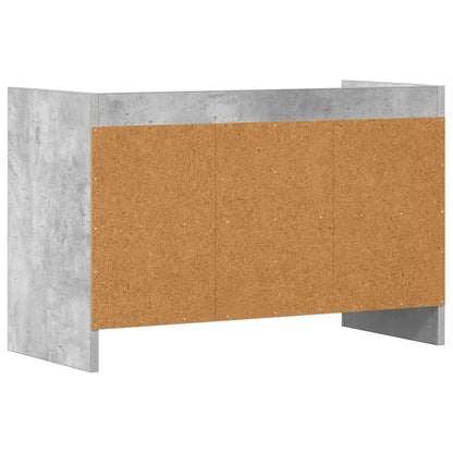 vidaXL TV Cabinet 71.5 x 33 x 47 cm Concrete Grey Engineered Wood