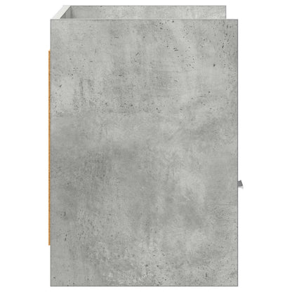 vidaXL TV Cabinet 71.5 x 33 x 47 cm Concrete Grey Engineered Wood