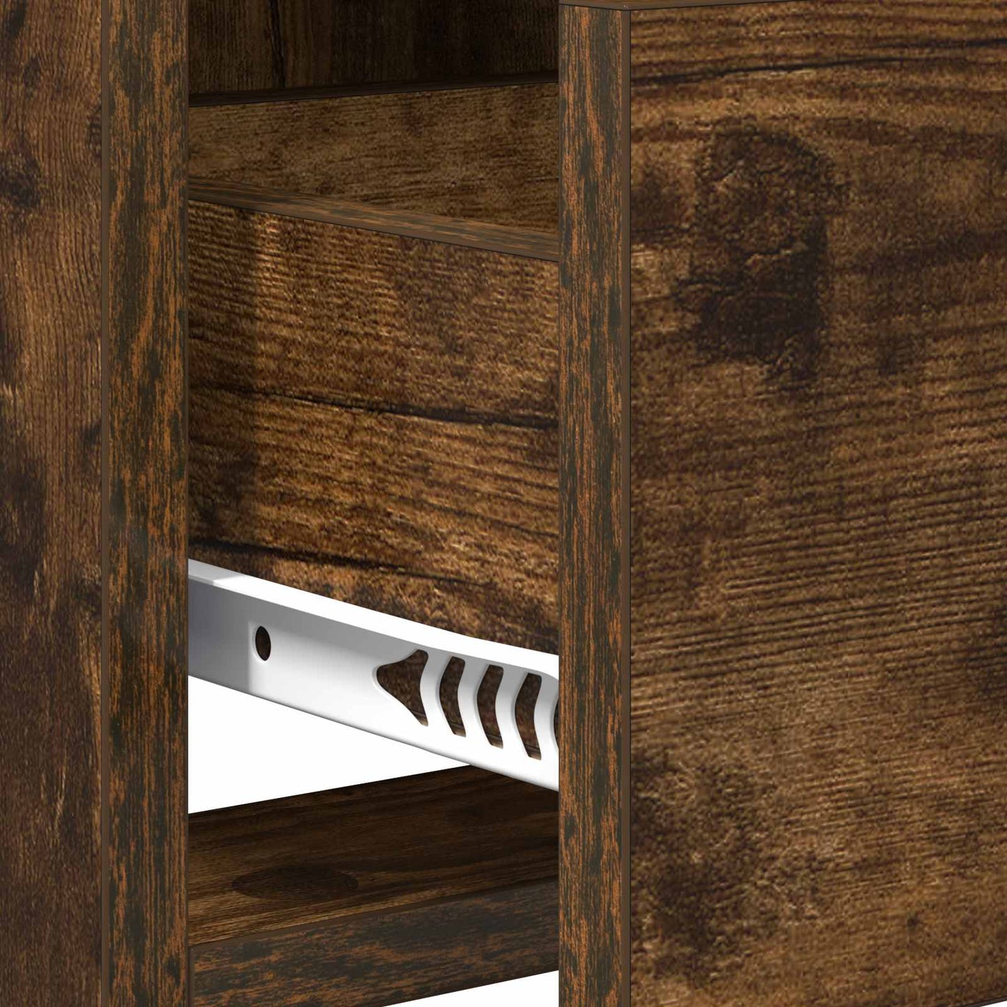 vidaXL TV Cabinet 71.5 x 33 x 47 cm Smoked Oak Engineered Wood