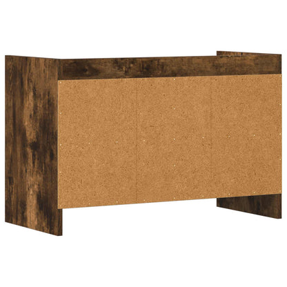 vidaXL TV Cabinet 71.5 x 33 x 47 cm Smoked Oak Engineered Wood