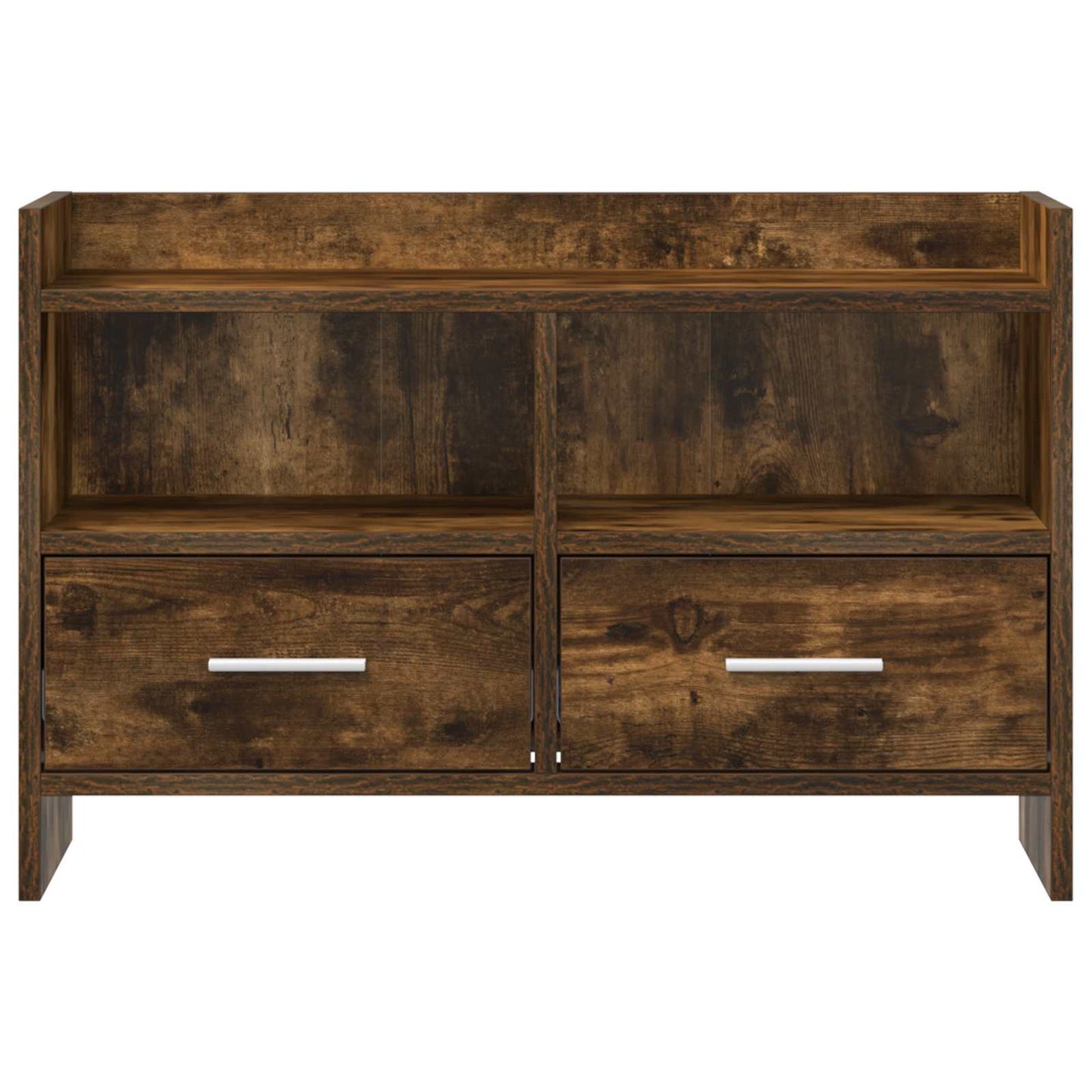 vidaXL TV Cabinet 71.5 x 33 x 47 cm Smoked Oak Engineered Wood