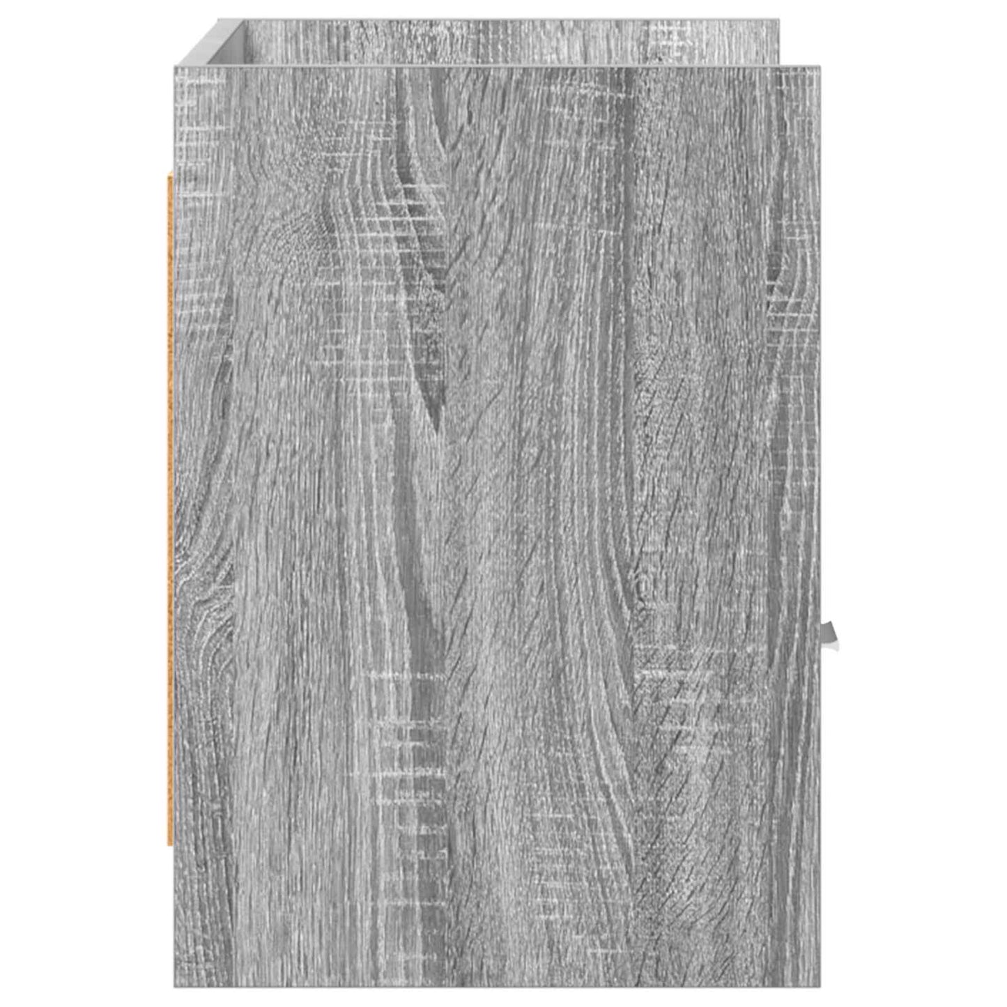 vidaXL TV Cabinet 71.5 x 33 x 47 cm Grey Sonoma Engineered Wood