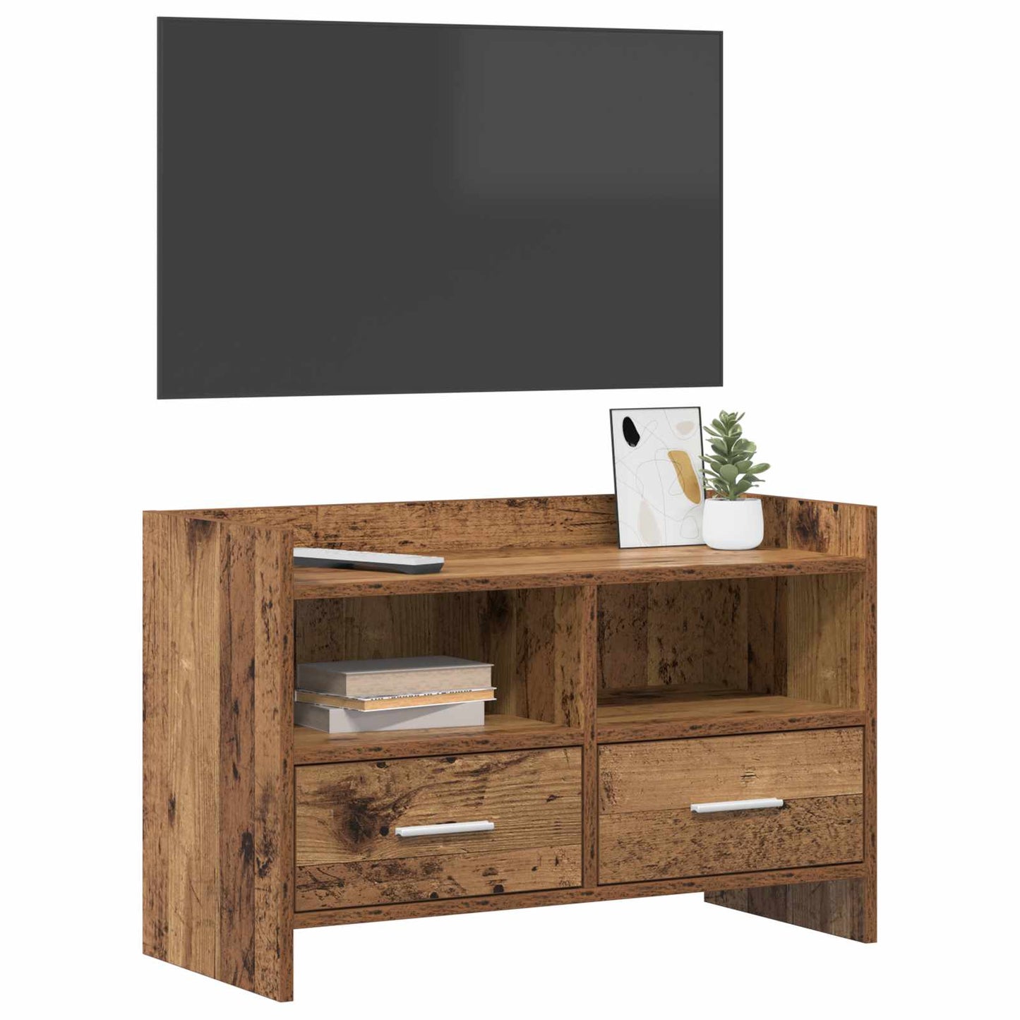 vidaXL TV Cabinet 71.5 x 33 x 47 cm Old Wood Engineered Wood