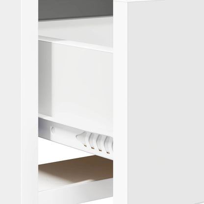 vidaXL TV Cabinet 100 x 33 x 47 cm White Engineered Wood
