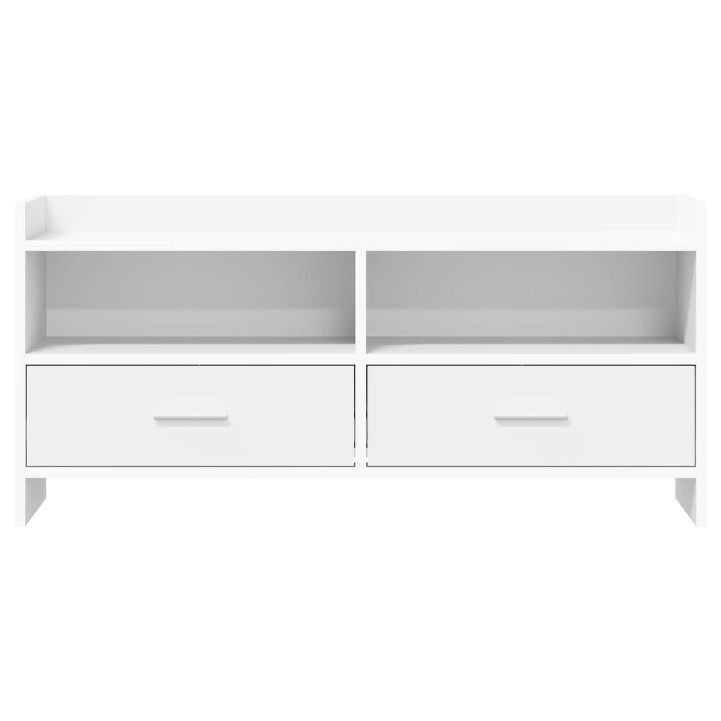 vidaXL TV Cabinet 100 x 33 x 47 cm White Engineered Wood