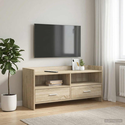 vidaXL TV Cabinet 100 x 33 x 47 cm Sonoma Oak Engineered Wood