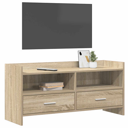 vidaXL TV Cabinet 100 x 33 x 47 cm Sonoma Oak Engineered Wood