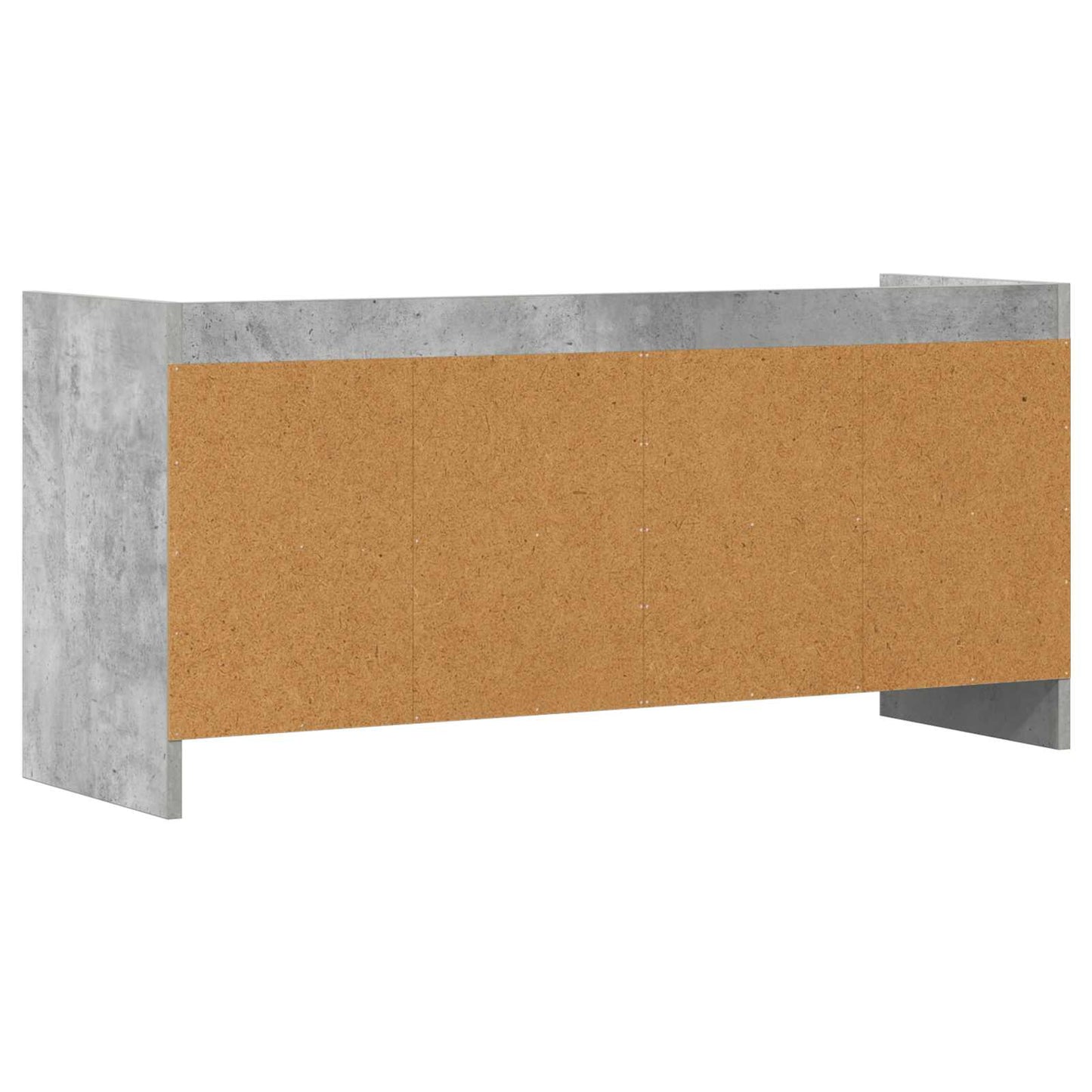 vidaXL TV Cabinet 100 x 33 x 47 cm Concrete Grey Engineered Wood