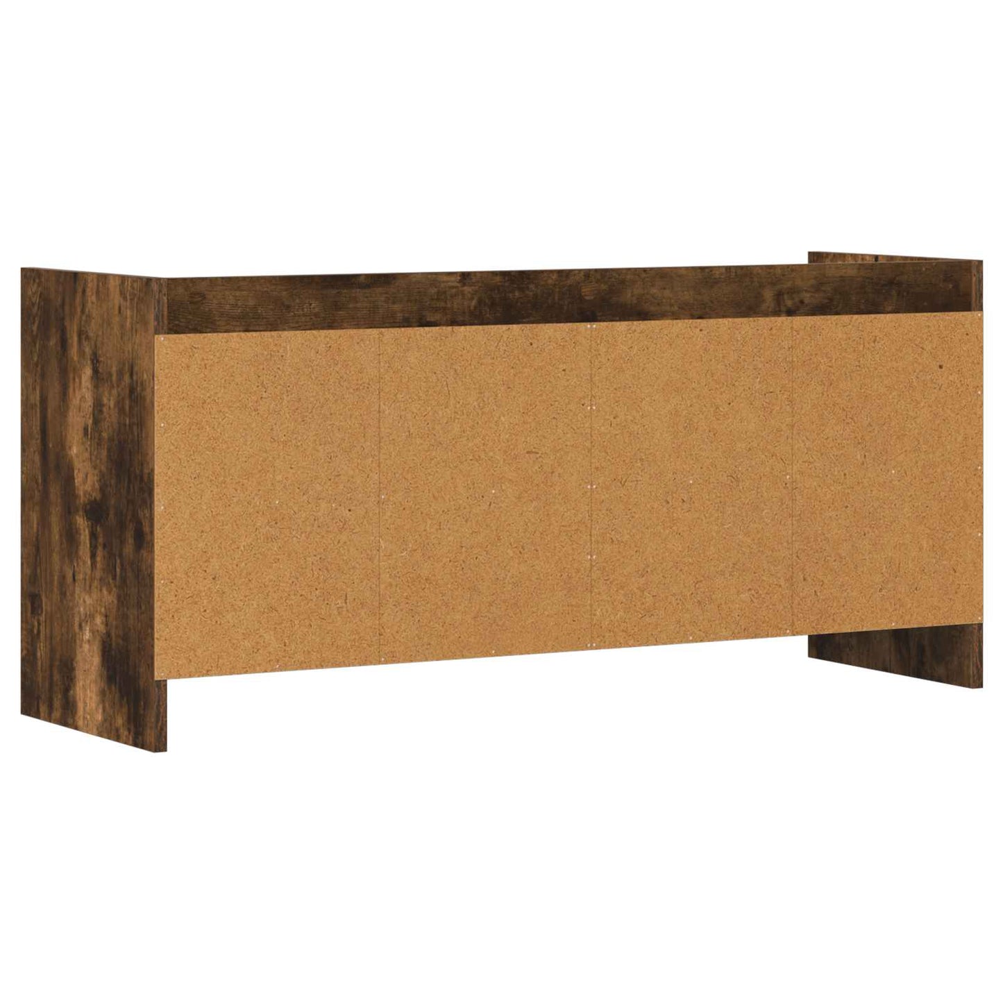 vidaXL TV Cabinet 100 x 33 x 47 cm Smoked Oak Engineered Wood