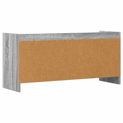 vidaXL TV Cabinet 100 x 33 x 47 cm Grey Sonoma Engineered Wood