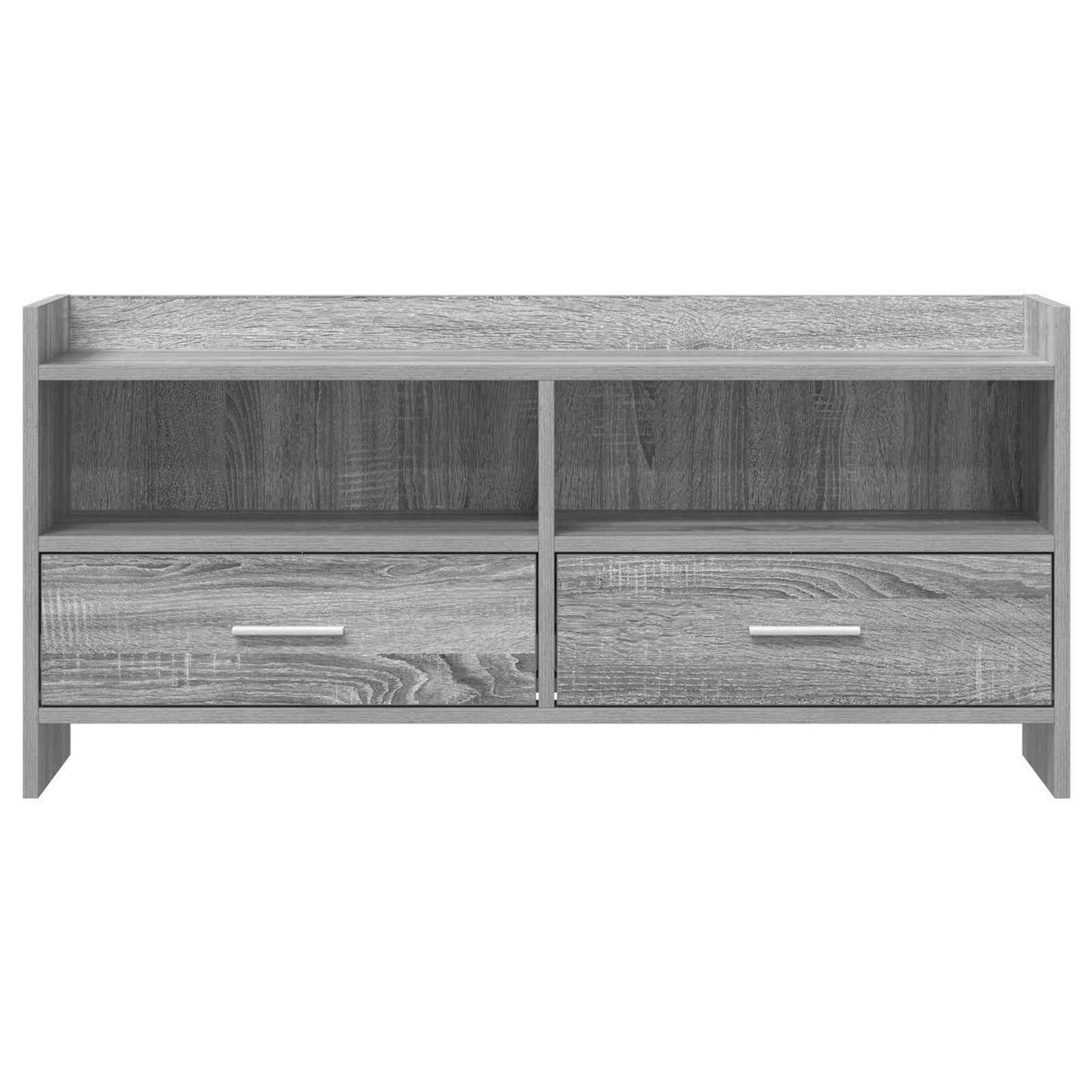 vidaXL TV Cabinet 100 x 33 x 47 cm Grey Sonoma Engineered Wood