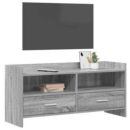 vidaXL TV Cabinet 100 x 33 x 47 cm Grey Sonoma Engineered Wood