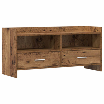 vidaXL TV Cabinet 100 x 33 x 47 cm Old Wood Engineered Wood