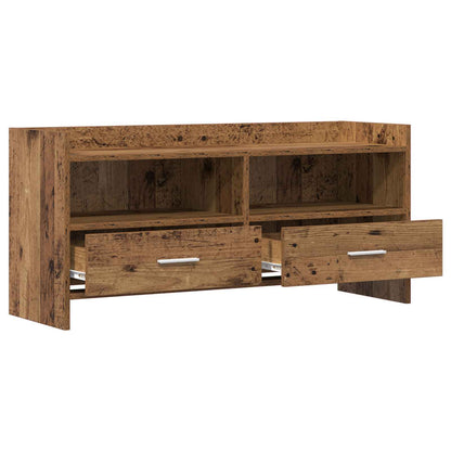 vidaXL TV Cabinet 100 x 33 x 47 cm Old Wood Engineered Wood
