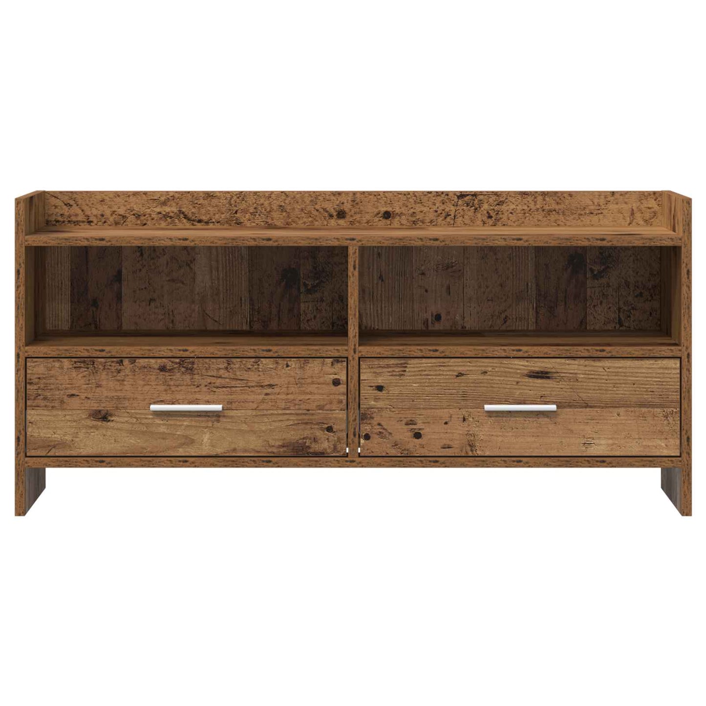 vidaXL TV Cabinet 100 x 33 x 47 cm Old Wood Engineered Wood