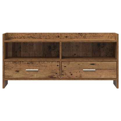 vidaXL TV Cabinet 100 x 33 x 47 cm Old Wood Engineered Wood