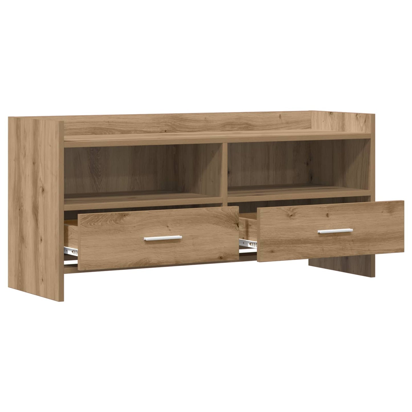 vidaXL TV Cabinet 100 x 33 x 47 cm Artisan Oak Engineered Wood