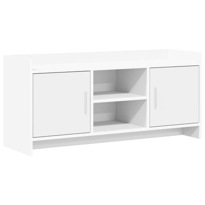 vidaXL TV Cabinet 102 x 33 x 47 cm White Engineered Wood