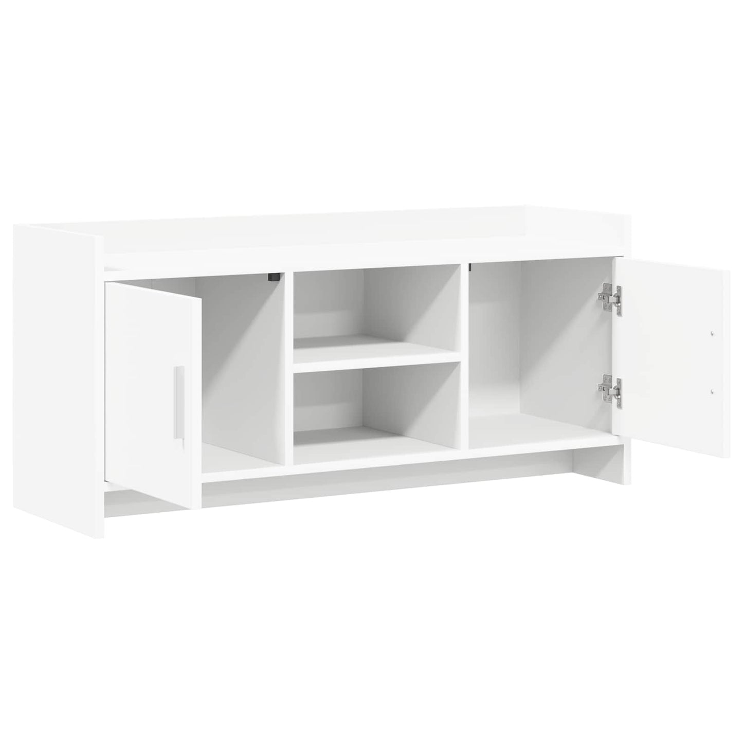 vidaXL TV Cabinet 102 x 33 x 47 cm White Engineered Wood