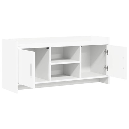 vidaXL TV Cabinet 102 x 33 x 47 cm White Engineered Wood