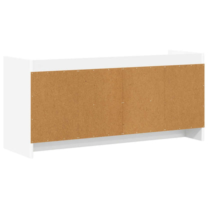vidaXL TV Cabinet 102 x 33 x 47 cm White Engineered Wood