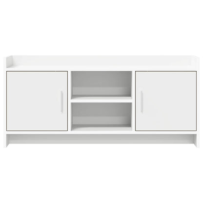 vidaXL TV Cabinet 102 x 33 x 47 cm White Engineered Wood
