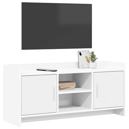 vidaXL TV Cabinet 102 x 33 x 47 cm White Engineered Wood