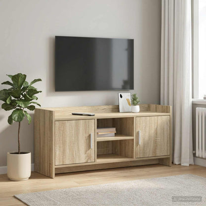 vidaXL TV Cabinet 102 x 33 x 47 cm Sonoma Oak Engineered Wood