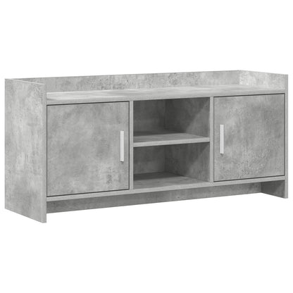 vidaXL TV Cabinet 102 x 33 x 47 cm Concrete Grey Engineered Wood