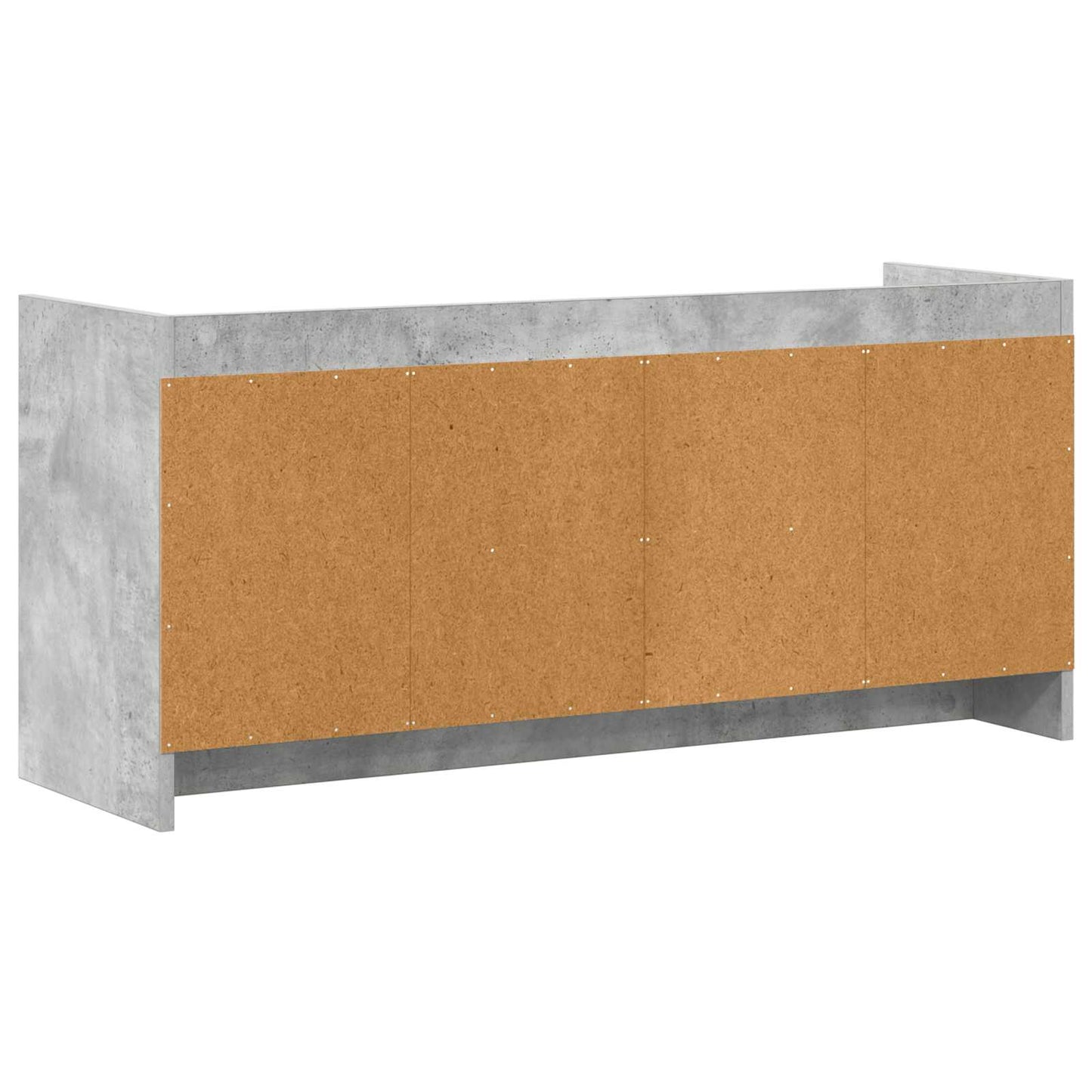 vidaXL TV Cabinet 102 x 33 x 47 cm Concrete Grey Engineered Wood
