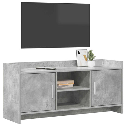 vidaXL TV Cabinet 102 x 33 x 47 cm Concrete Grey Engineered Wood
