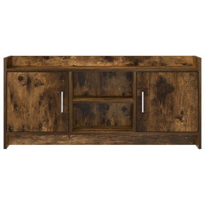 vidaXL TV Cabinet 102 x 33 x 47 cm Smoked Oak Engineered Wood
