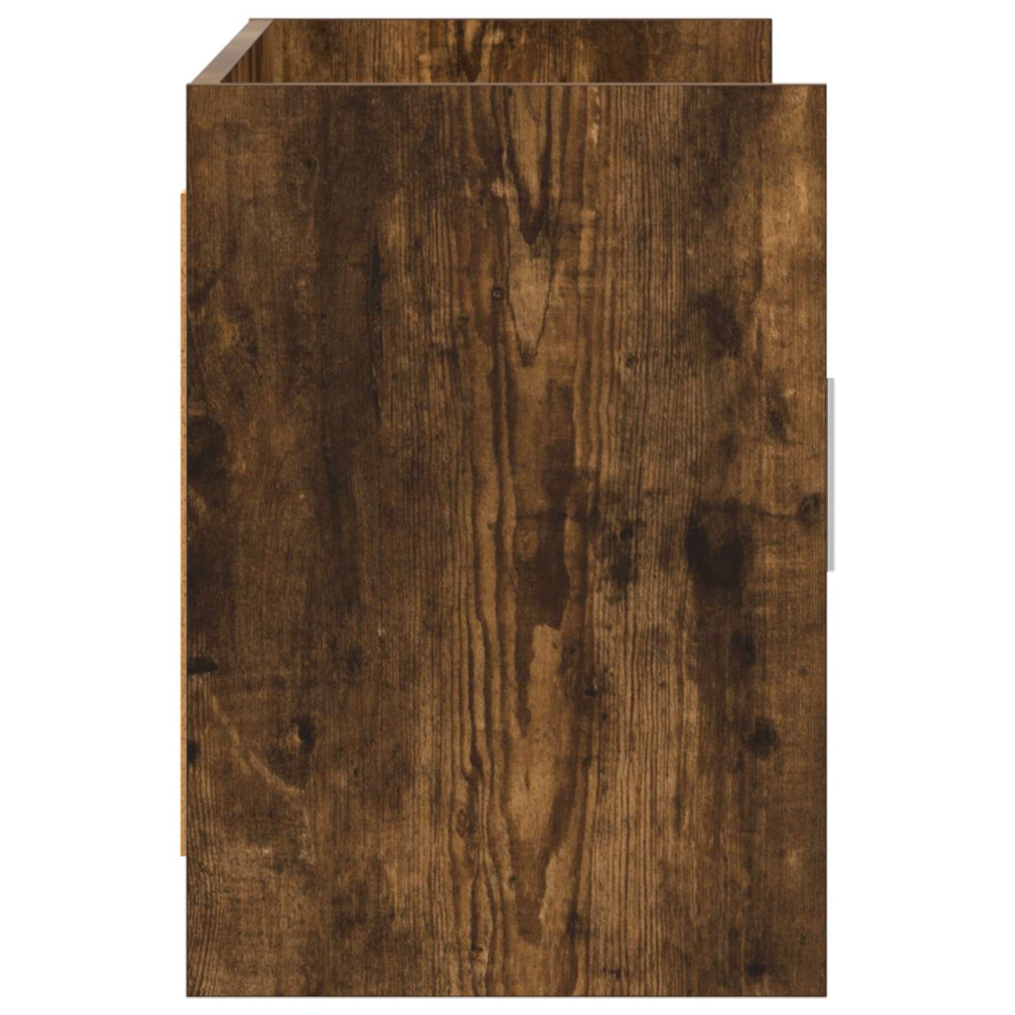 vidaXL TV Cabinet 102 x 33 x 47 cm Smoked Oak Engineered Wood