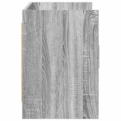 vidaXL TV Cabinet 102 x 33 x 47 cm Grey Sonoma Engineered Wood