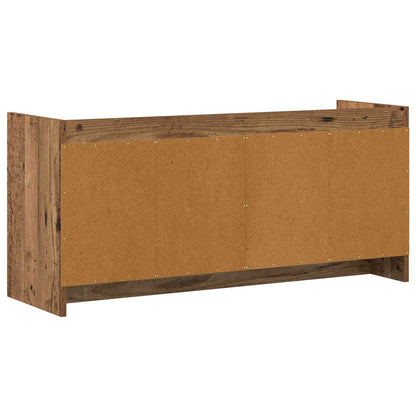 vidaXL TV Cabinet 102 x 33 x 47 cm Old Wood Engineered Wood