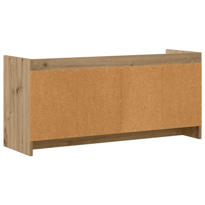 vidaXL TV Cabinet 102 x 33 x 47 cm Artisan Oak Engineered Wood