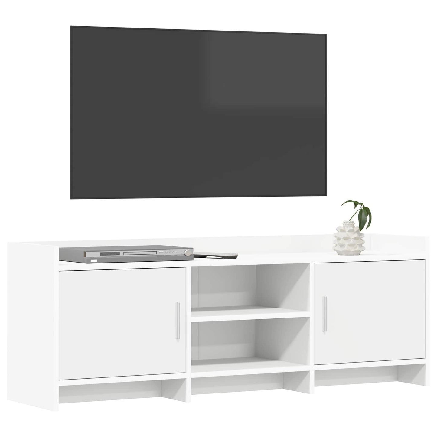 vidaXL TV Cabinet 130 x 33 x 47 cm White Engineered Wood