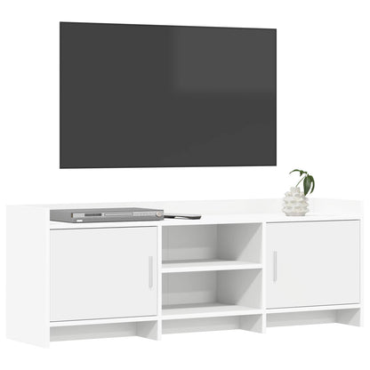 vidaXL TV Cabinet 130 x 33 x 47 cm White Engineered Wood