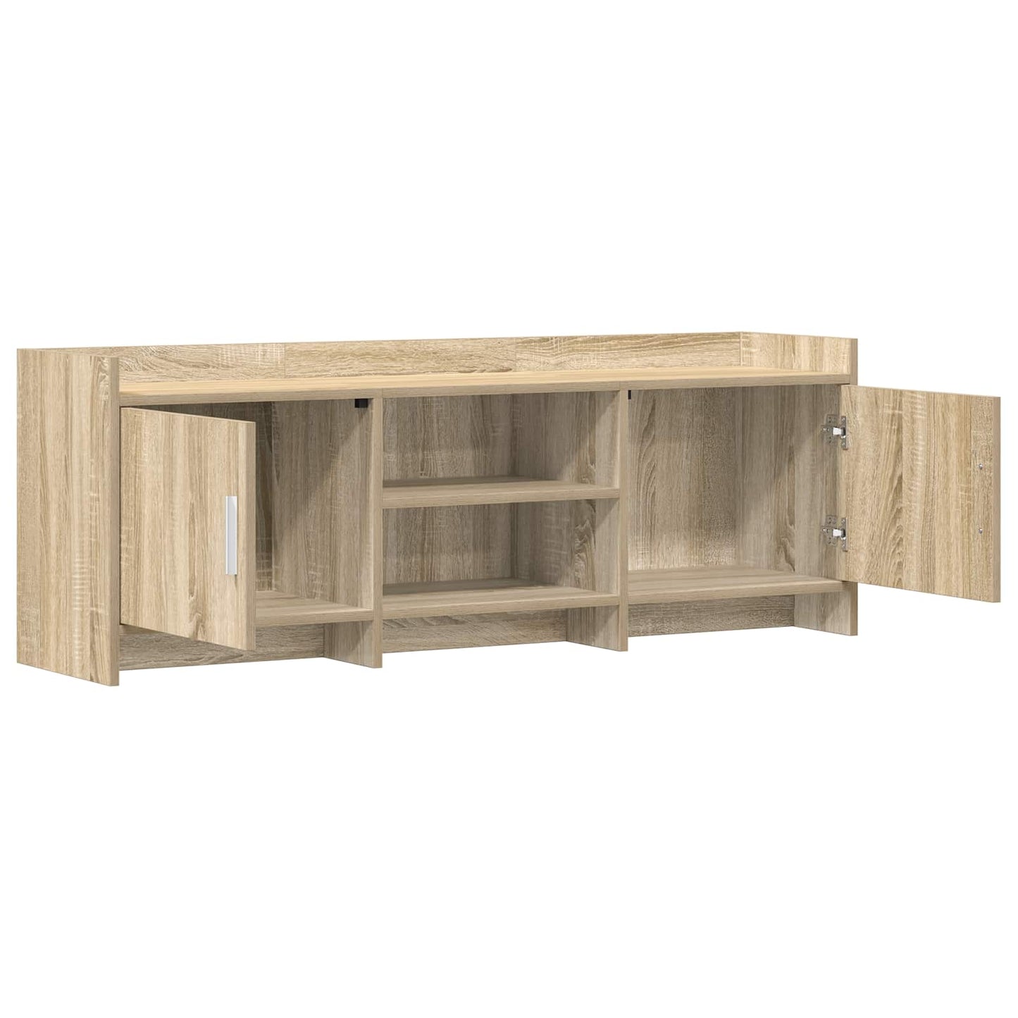 vidaXL TV Cabinet 130 x 33 x 47 cm Sonoma Oak Engineered Wood