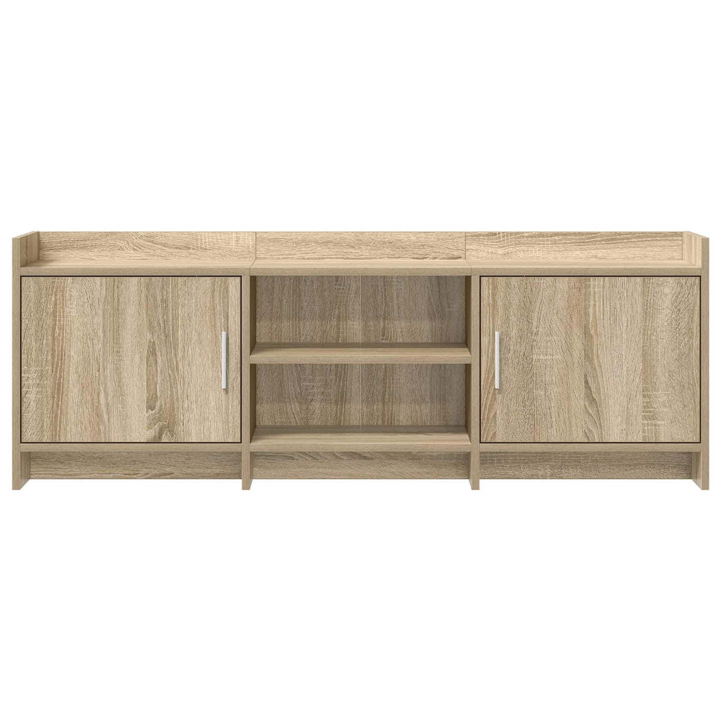 vidaXL TV Cabinet 130 x 33 x 47 cm Sonoma Oak Engineered Wood