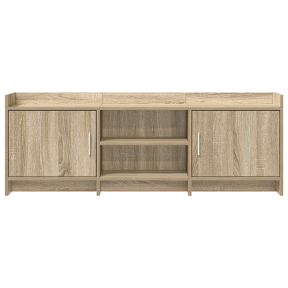 vidaXL TV Cabinet 130 x 33 x 47 cm Sonoma Oak Engineered Wood